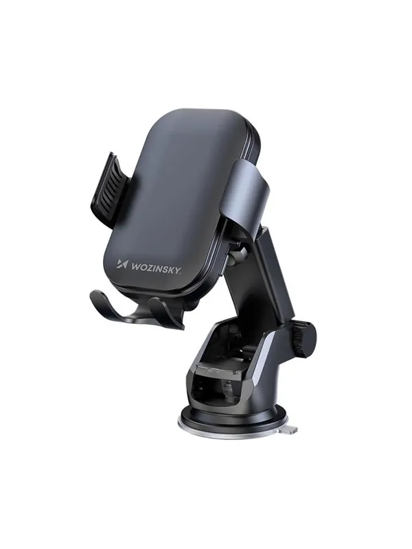 Wozinsky WUMID Phone Holder with Inductive Charger 15W for Car Dashboard - Black