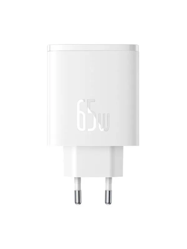 Baseus Wall charger  OS-Cube Pro 2xUSB-C + USB 65W (white)