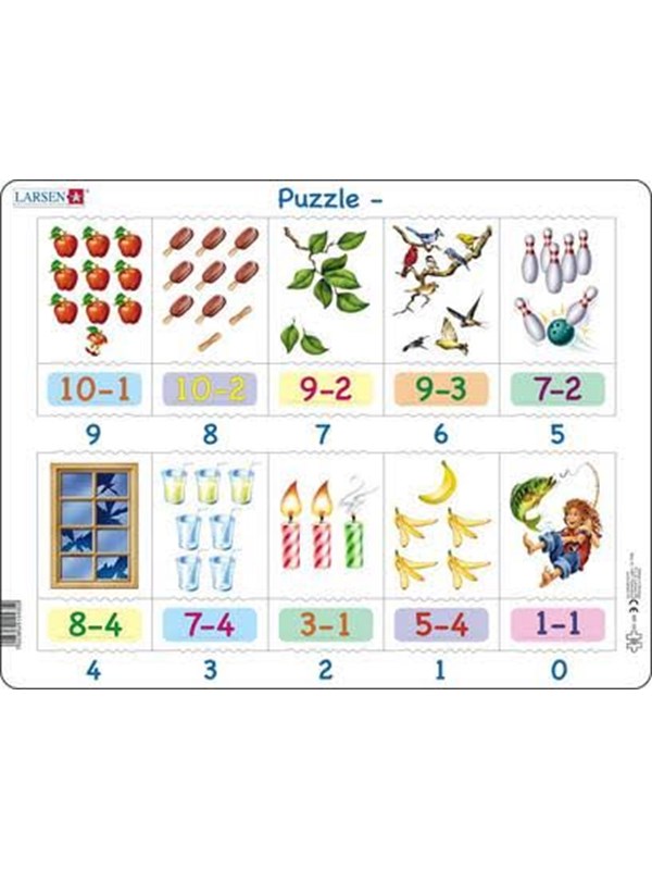 Larsen Puzzles Puzzle Minus - 20 pieces Maxi (36.5x28.5 cm) Gulv