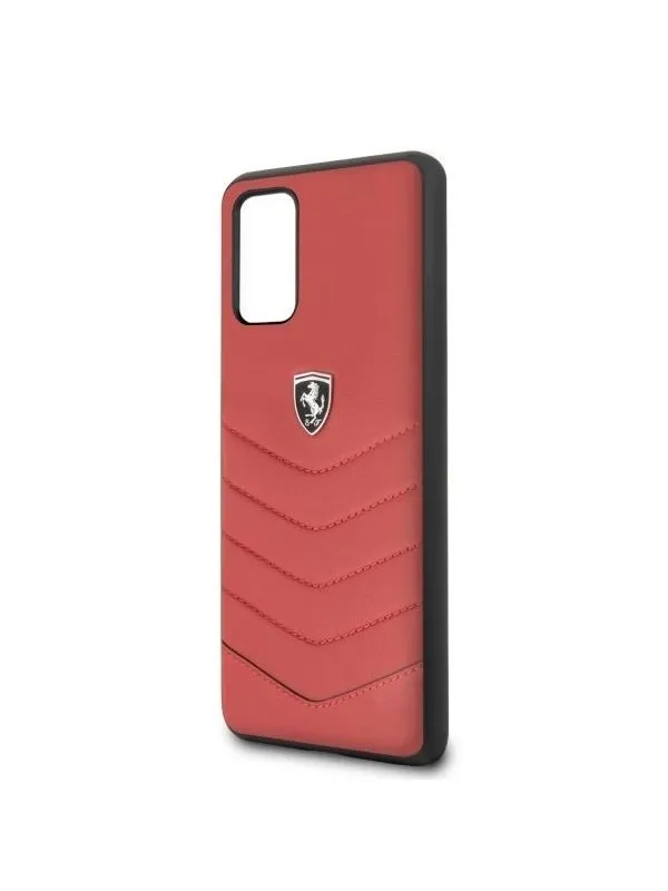 Ferrari Heritage Quilted Case for Samsung Galaxy S20+ - Red