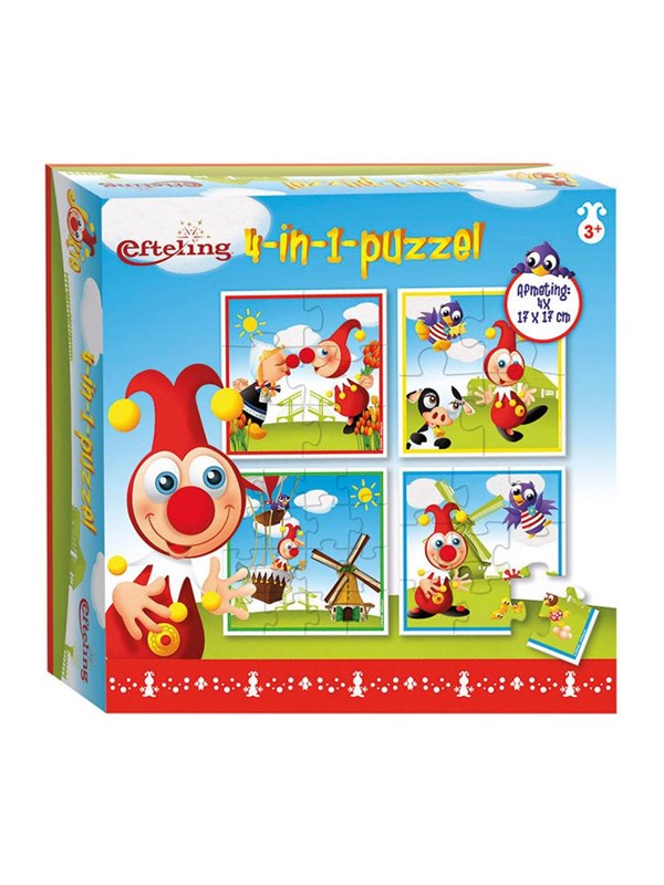 Bambolino Toys - 4in1 Puzzle Jokie 16pcs. Gulv