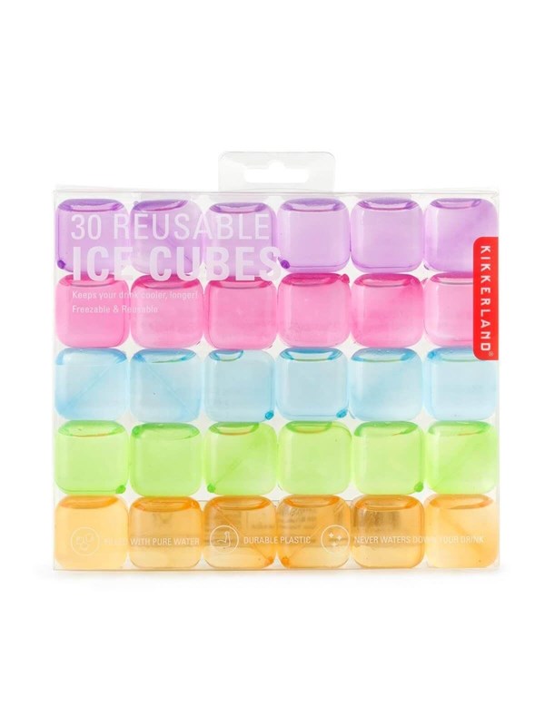 Kikkerland Reusable Ice Cubes- Set Of 30