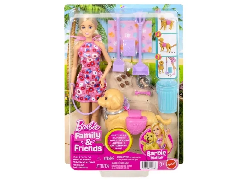 Barbie Walk & Potty Malibu