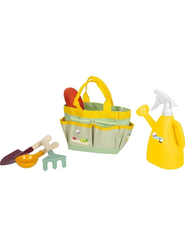 Small Foot - Garden Bag with Garden Tools "Tiny Garden" 5 pcs
