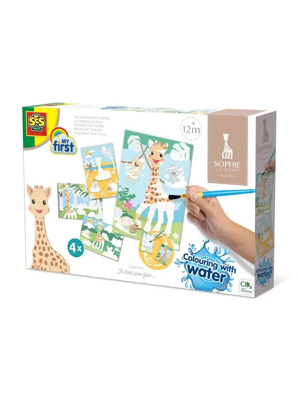 SES Creative My First - Sophie la girafe - Colouring with Water
