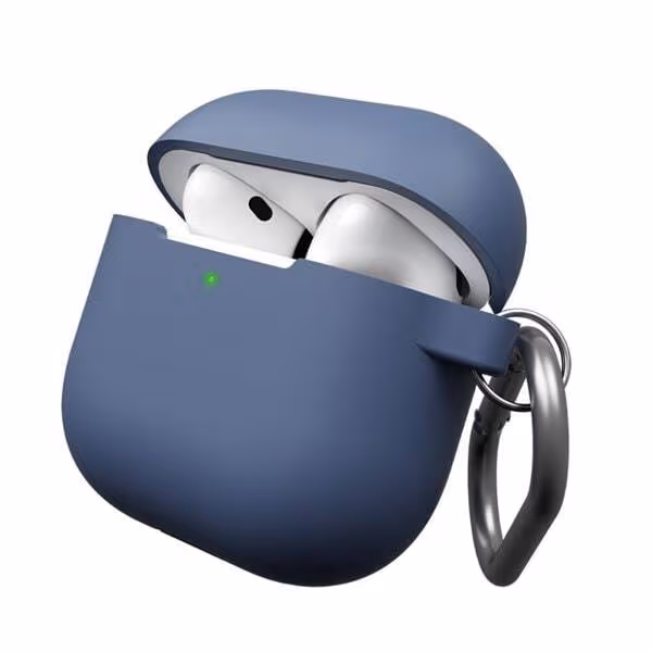 KeyBudz Elevate Series Keychain for Airpods 4th gen - Cobalt Blue