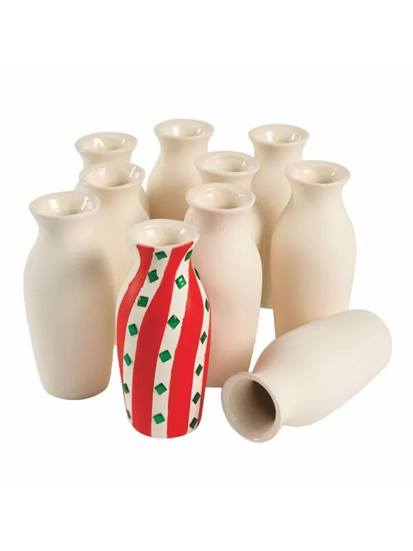 Colorations - Decorate your own Ceramic Vase Set of 12