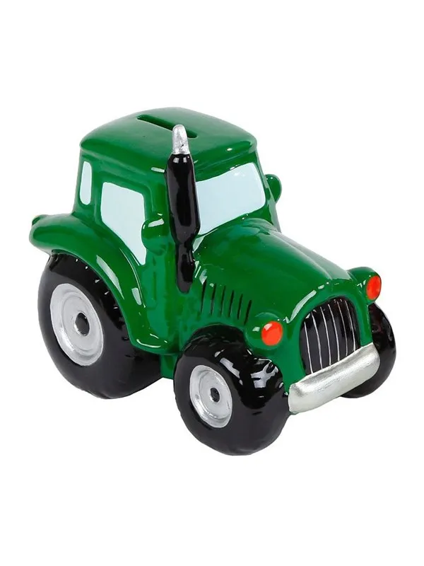 Kids Globe Money Box Tractor - Assorted