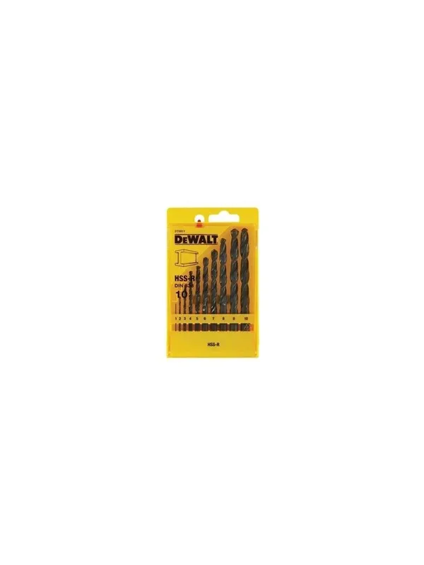 Dewalt HSS - R 10 PCE DRIL BIT SET