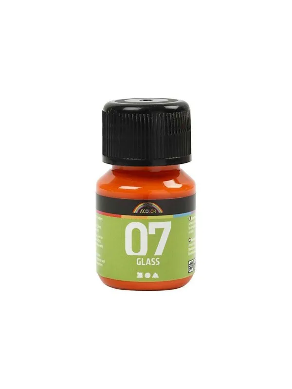 Creativ Company Permanent Glass Paint - Orange 30ml