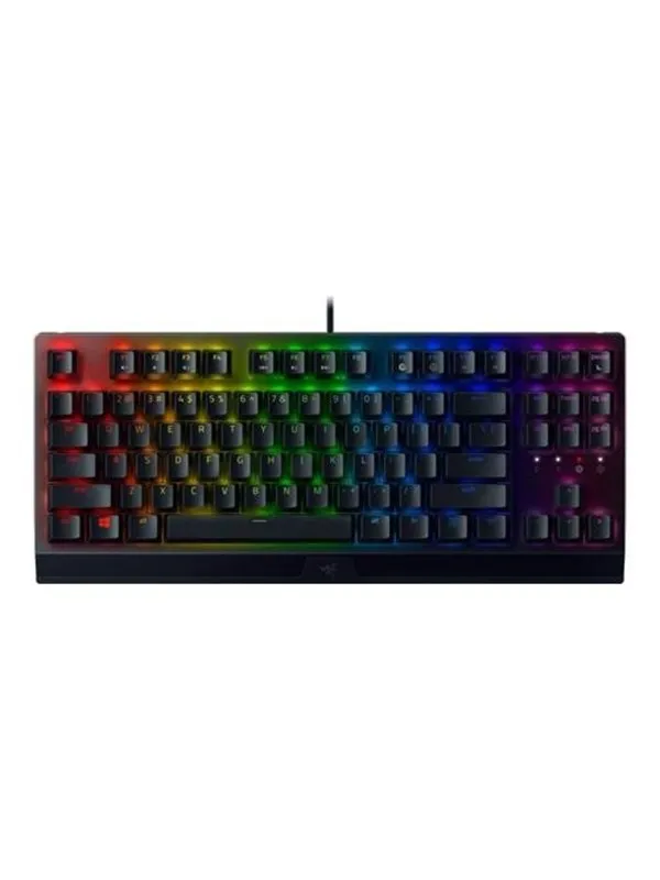 Razer BlackWidow V3 Tenkeyless - Green - ND - Gamingtastatur - Uten numpad - Nordisk - Svart