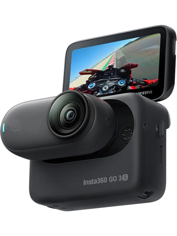Insta360 GO 3S 128GB Motorcycle In-Helmet POV Bundle