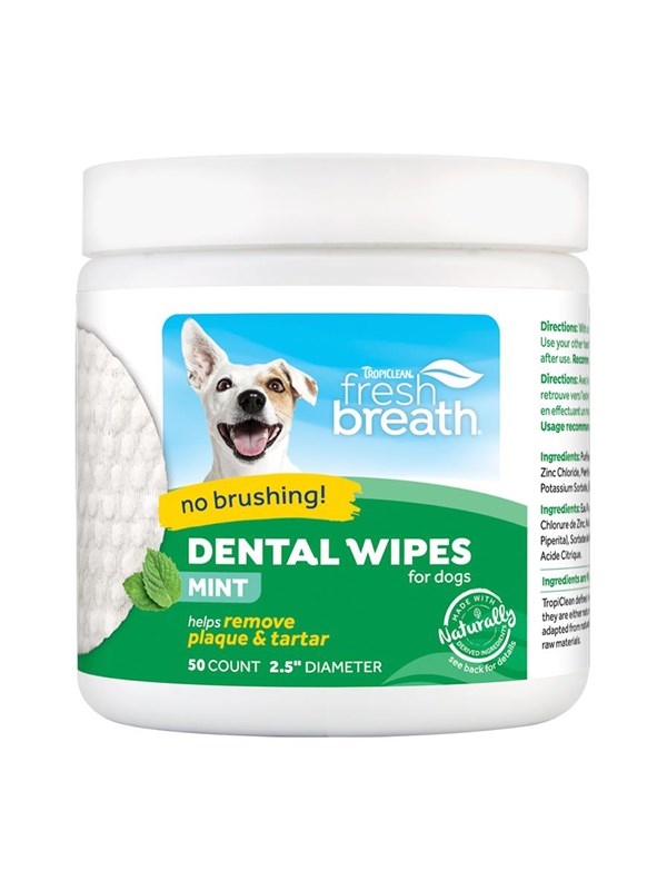 Tropiclean Dental Wipes