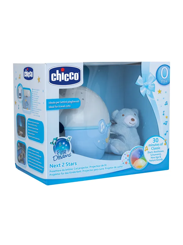 Chicco Next2 Stars projector light blue