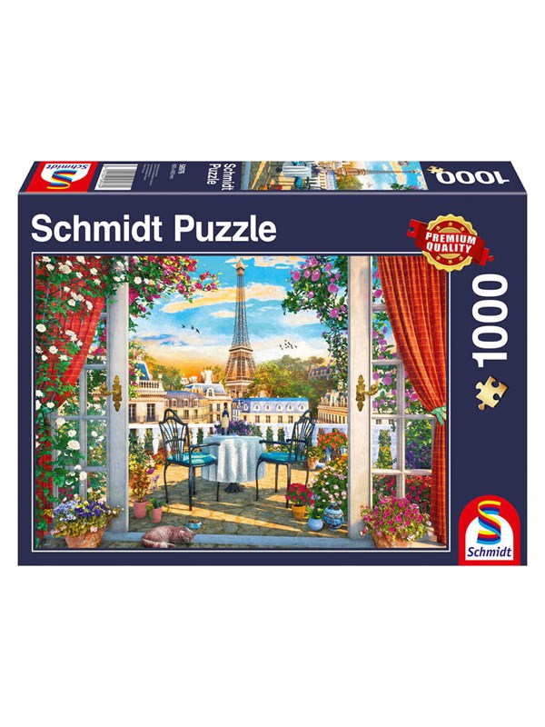 Schmidt Puzzle - A terrace in Paris (1000 pieces)