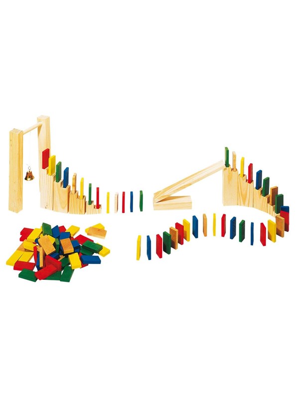 Goki - Domino Rally Wood 250pcs