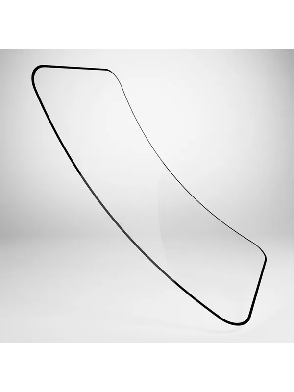 Puro Flexible Glass D3O hybrid glass with black frame for iPhone 16 Pro Max