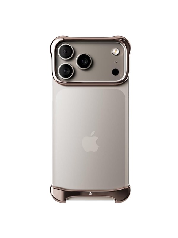Arc Pulse Aluminum Polished Rose Bronze for iPhone 17 Pro