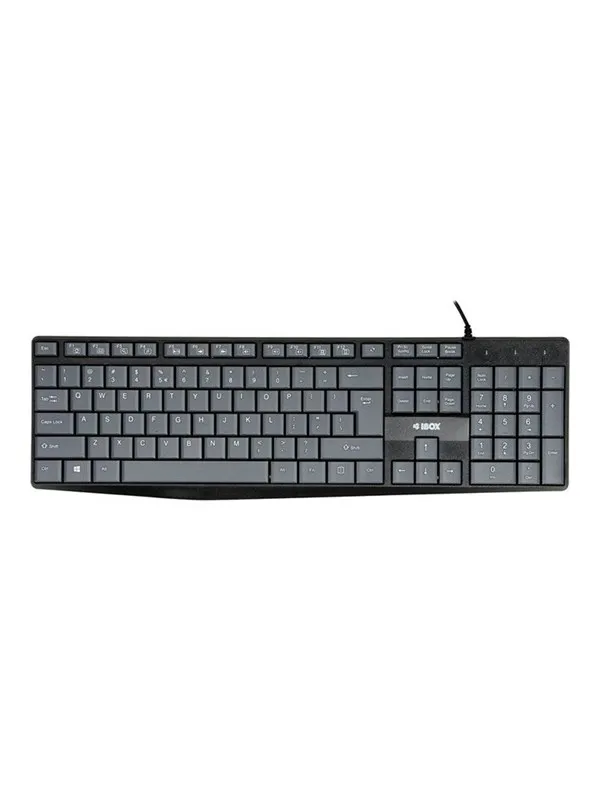 iBOX Eris - keyboard - QWERTY - grey black Input Device - Tastatur - Grå