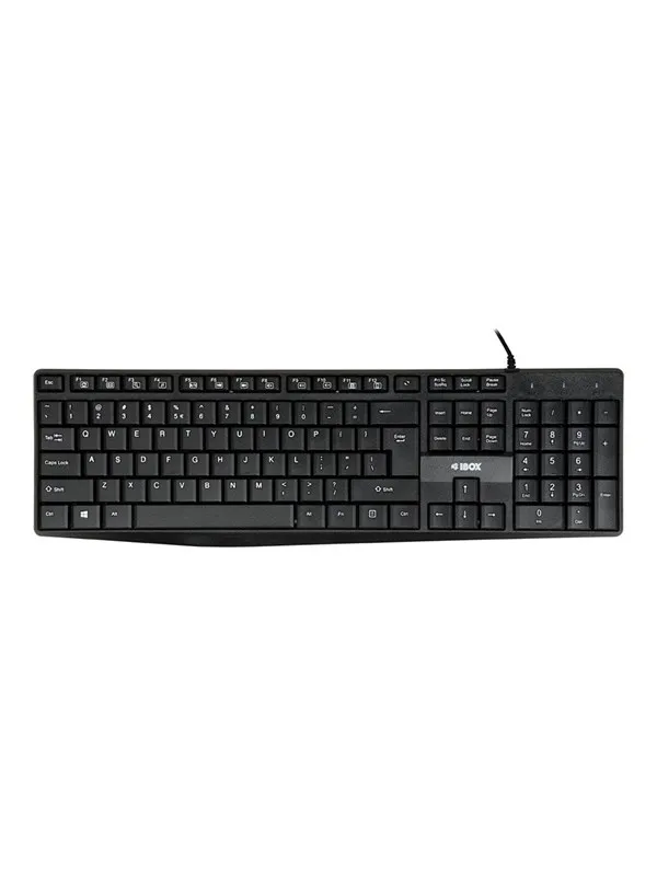 iBOX Eris - keyboard - QWERTY - black Input Device - Tastatur - Svart