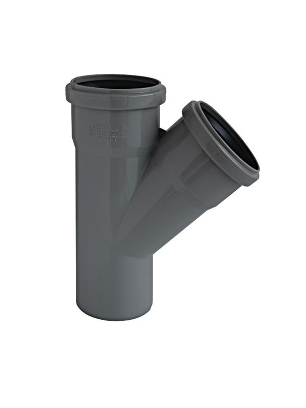 ALIAXIS 50x50mm x 45° branch ht-pp