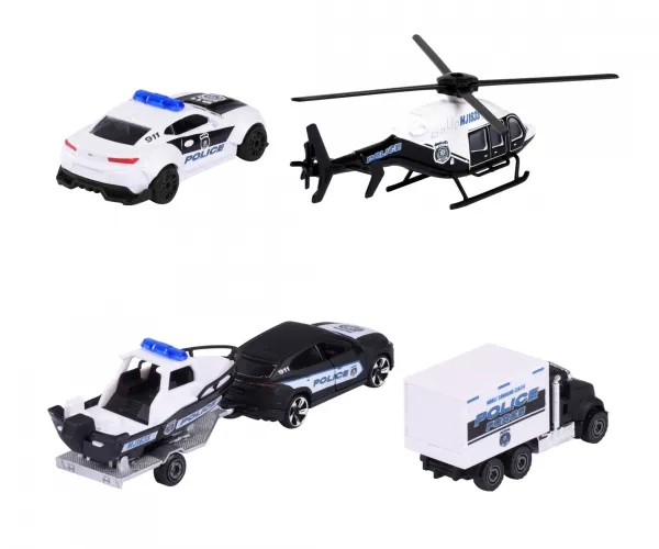 Majorette Police Force 4 Pieces Giftpack