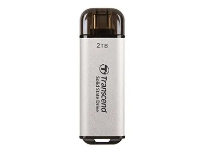Transcend ESD300 Portable SSD - Silver - 2TB