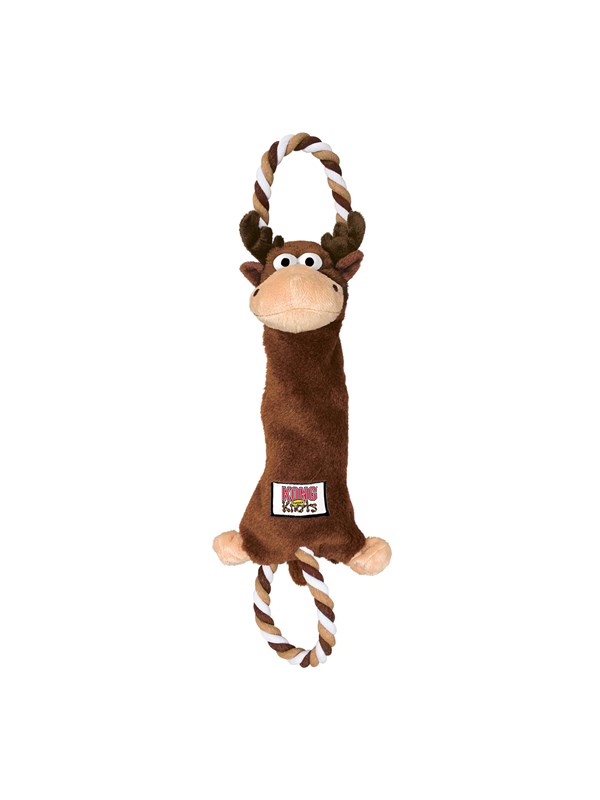 KONG Dog Toy Tugger Knots Moose 48cm
