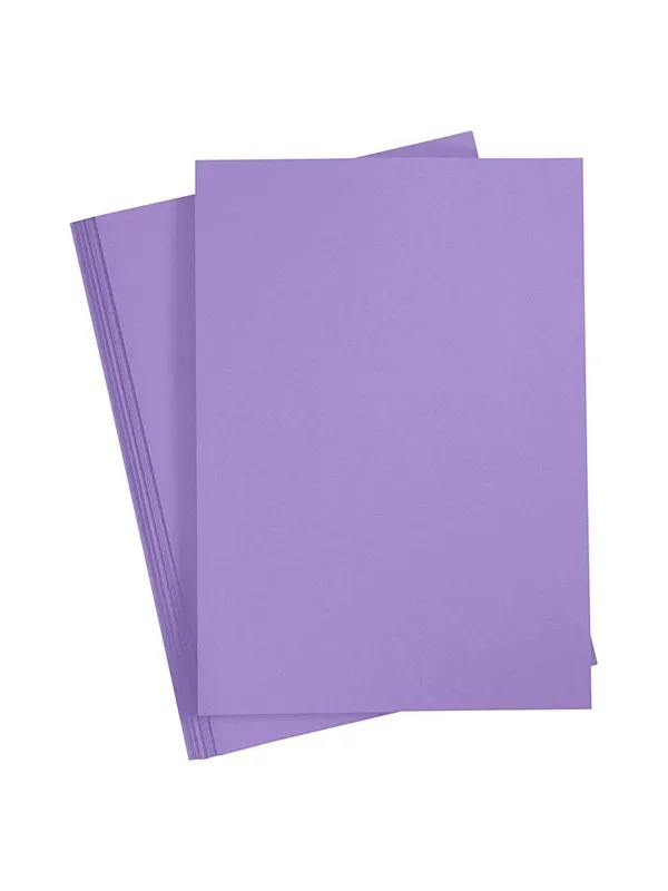 Creativ Company Colored Cardboard Purple A4 20 sheets