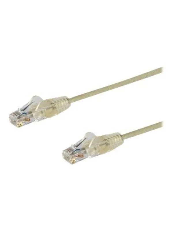 StarTech.com 1m CAT6 Cable - Grey Slim CAT6 Patch Cord - Snagless - LSZH - patch cable - 1 m - grey - Grå - 1m