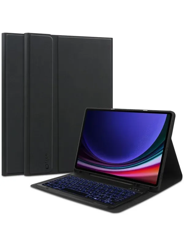 Tech-Protect SC Pen + Keyboard Case for Samsung Galaxy Tab S9 FE+ 12.4" X610 / X616B - Black
