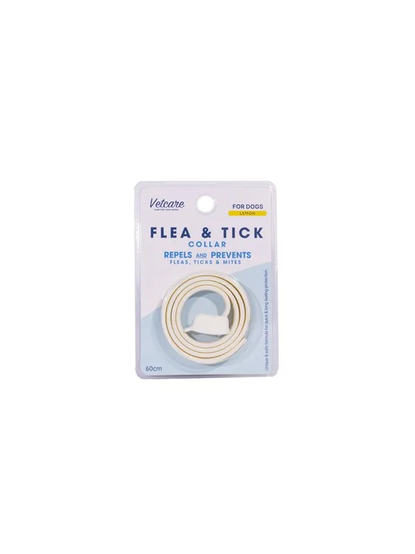 Vetcare Flea & Tick  Collar For Dog  60cm Lemon
