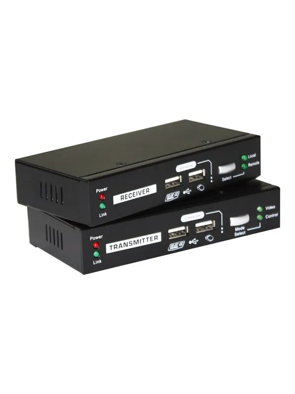 LevelOne KVM-9036 - KVM extender - USB 2.0 RS-232 VGA