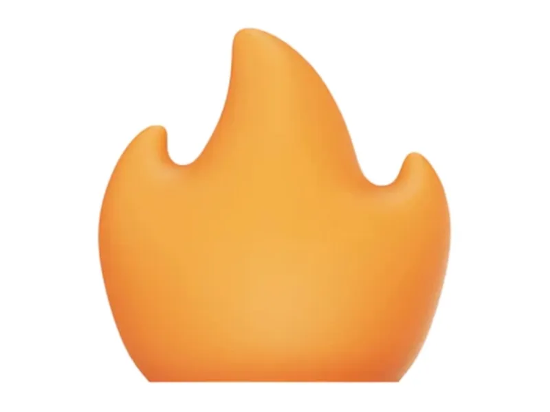 Flextail Flame Lampshade for Tiny Pump 2X Lamp - Orange