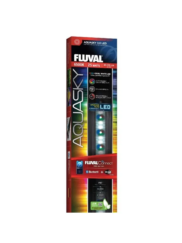 FLUVAL Aquasky 3.0 LED w/WiFi & BT 25W 83-106 cm