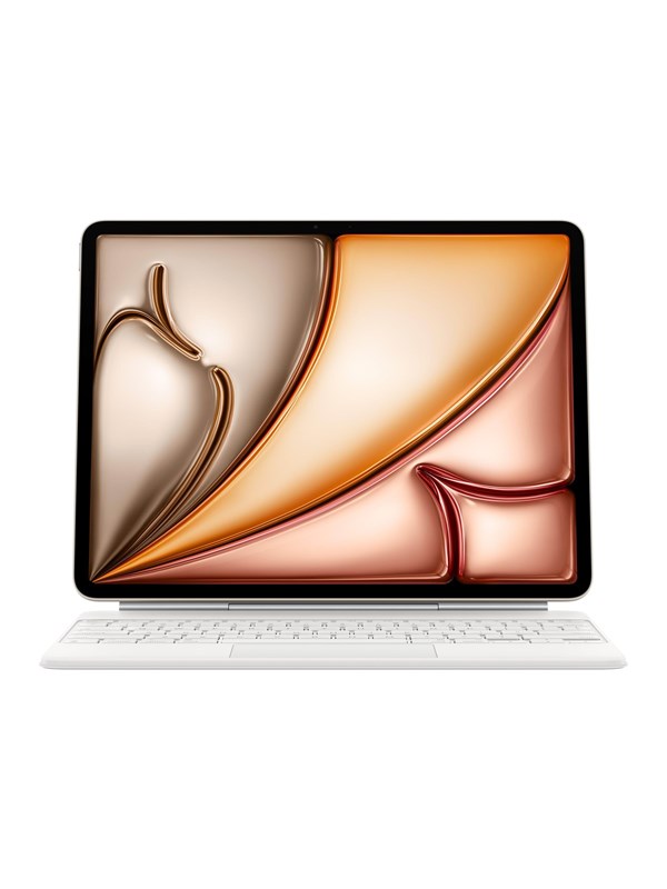 Apple Magic Keyboard - keyboard and folio case - with trackpad - QWERTY - Russian Input Device - Tastatur & Foliosett - Russisk - Hvit