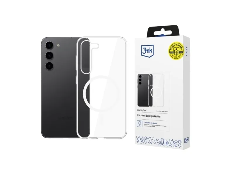 3mk Clear MagCase for Samsung Galaxy S23 5G - transparent