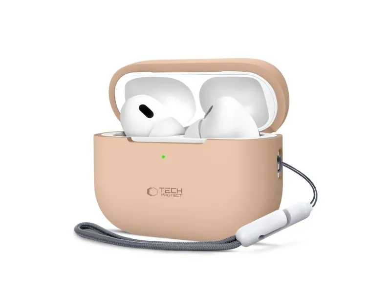 Tech-Protect  Silicone Case for Apple AirPods Pro 1/2 - Beige