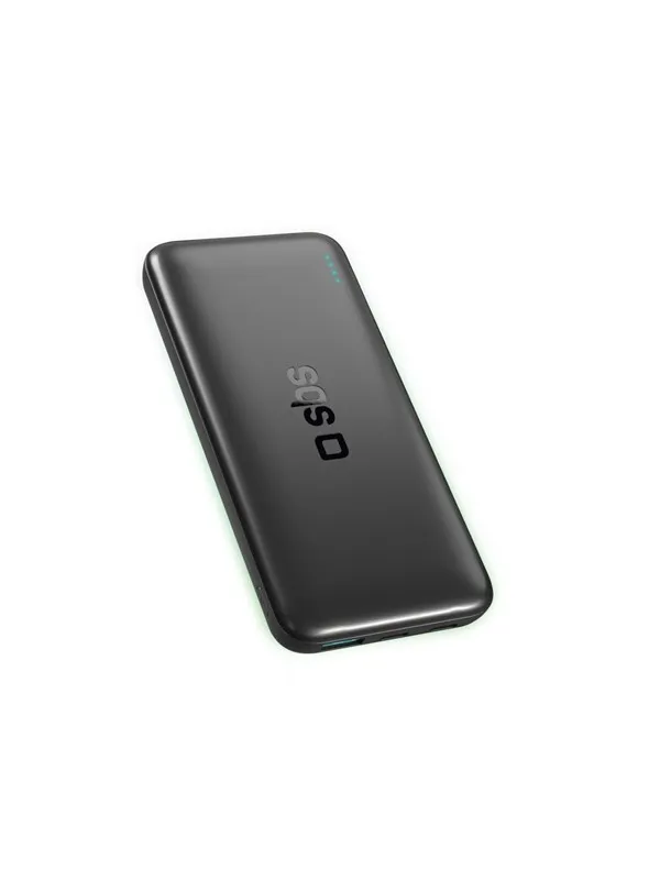 SBS Infinity Power Bank 20000mAh 10W LiFePoâ USB-A USB-C - Black Nødlader - Svart - 20000 mAh
