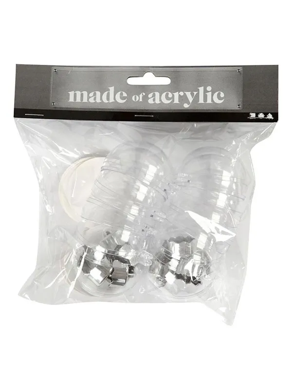 Creativ Company - Deco Balls Transparent 5cm 10 pcs.