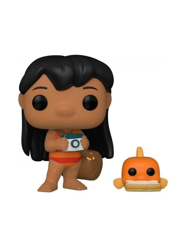 Funko! - Pop! Disney: Lilo & Stitch - Lilo W/ Pudge 10cm - Figur