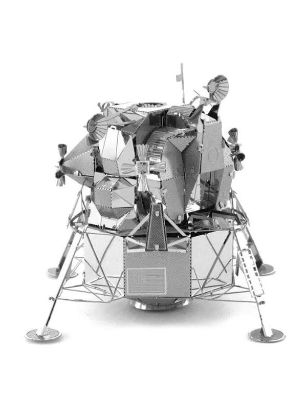 Eureka Metal Earth Apollo Lunar Module Silver Edition
