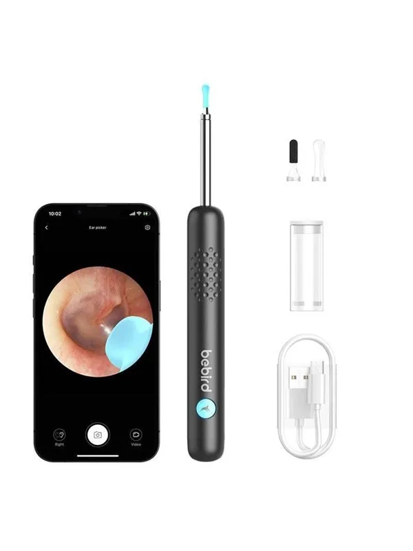 Bebird R1 ear cleaning otoscope with camera (black)