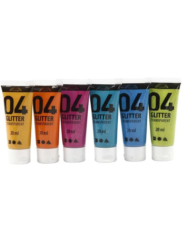 Creativ Company School acrylic paint glitter