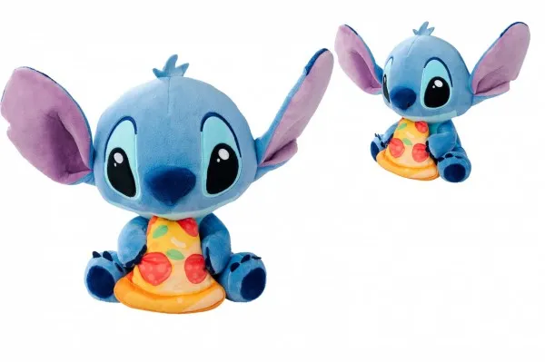 Simba Toys plush Disney Stitch w. Pizza 25cm