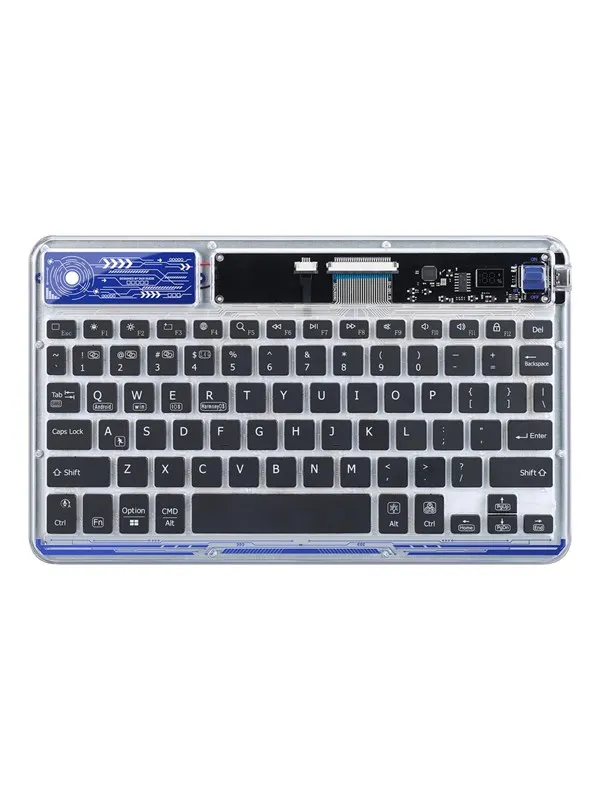 Dux Ducis Keyboard (CK Series) Wireless for Laptop/Tablet/Phone - Transparent - Transparent