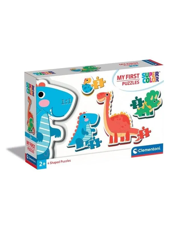 Clementoni Puzzle My first Dinosaurs 2-3-4-5 pieces Gulv