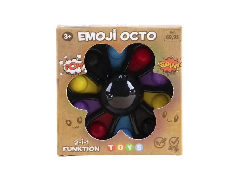 Impulse Toys Emoji Octo Fidget 4-asst