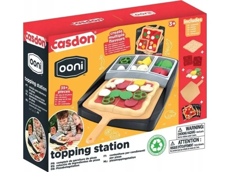 Casdon - Ooni Toy Pizza Topping Station Playset