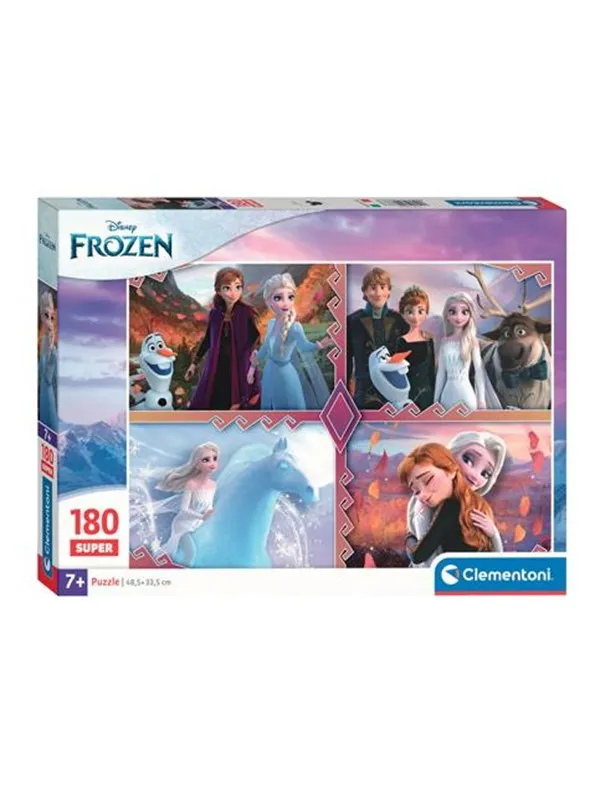 Clementoni Jigsaw Puzzle Super Color Disney Frozen 180pcs. Gulv